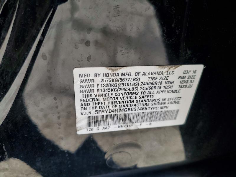 Aukcja sprzedaży 2016 Acura Mdx, vin: 5FRYD4H24GB051466, numer aukcji: 41936366