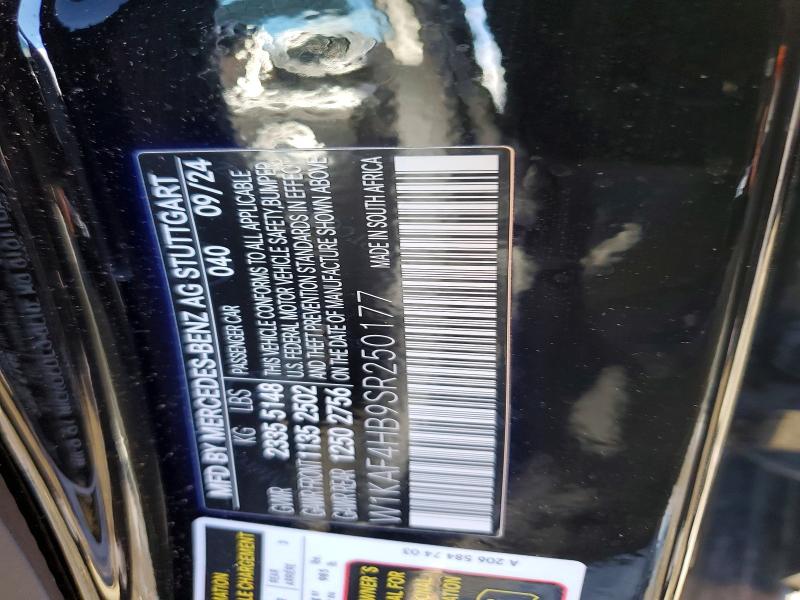 Aukcja sprzedaży 2025 Mercedes-benz C, vin: W1KAF4HB9SR250177, numer aukcji: 46432616