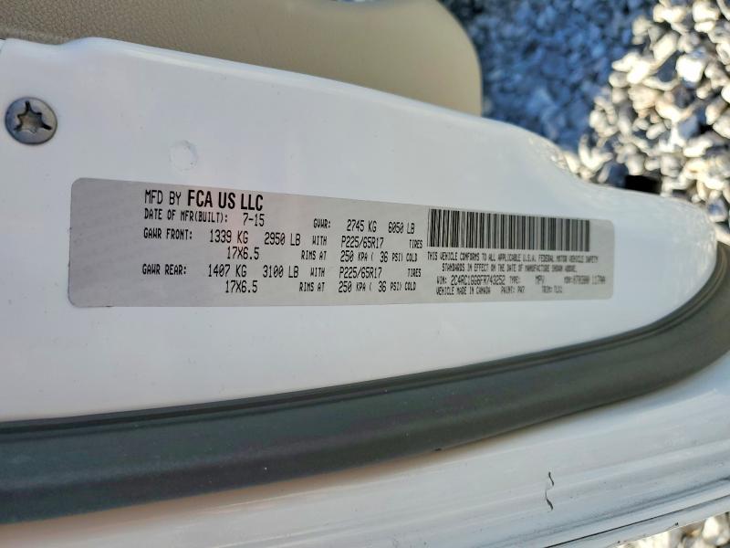 Aukcja sprzedaży 2015 Chrysler Town & Country, vin: 2C4RC1GG6FR743252, numer aukcji: 45865546