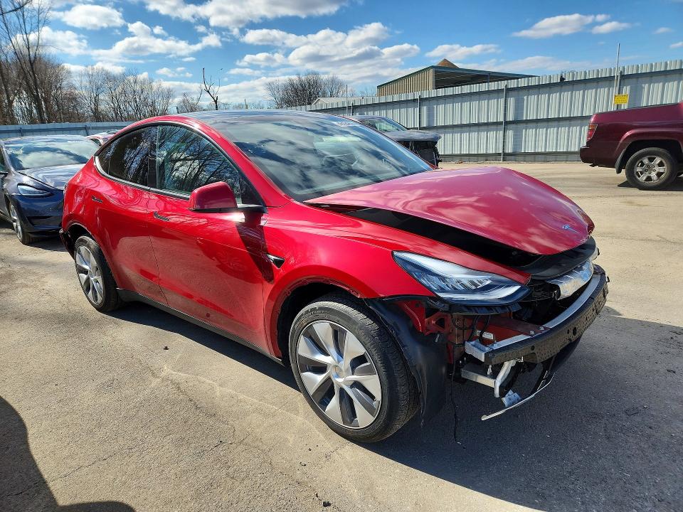 2023 Tesla Model Y მანქანა იყიდება აუქციონზე, vin: 7SAYGDEE2PA107167, აუქციონის ნომერი: 46194836