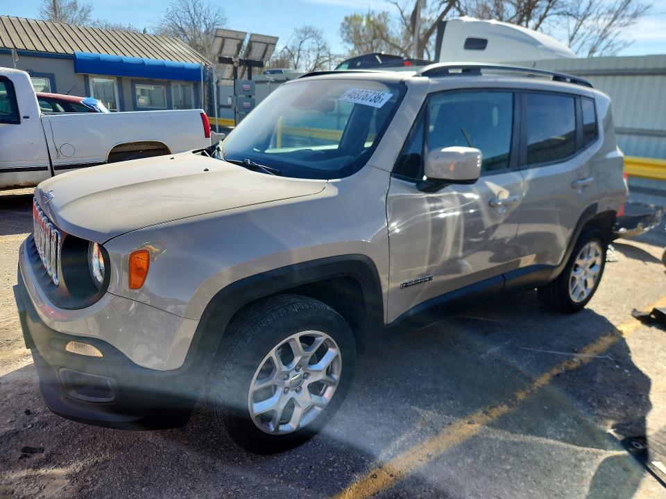Продаж на аукціоні авто 2016 Jeep Renegade, vin: ZACCJBBT2GPD27629, номер лоту: 46976736
