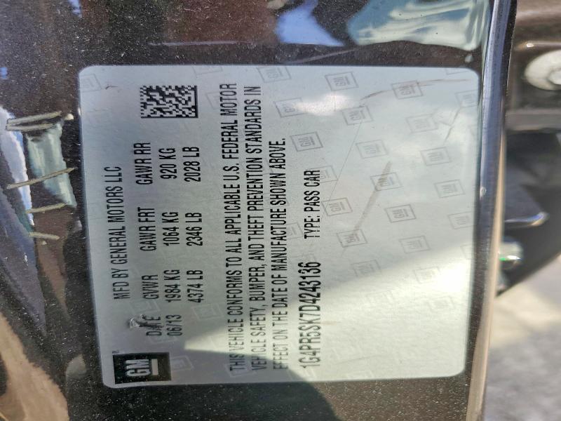 Aukcja sprzedaży 2013 Buick Verano, vin: 1G4PR5SK7D4243136, numer aukcji: 41583226
