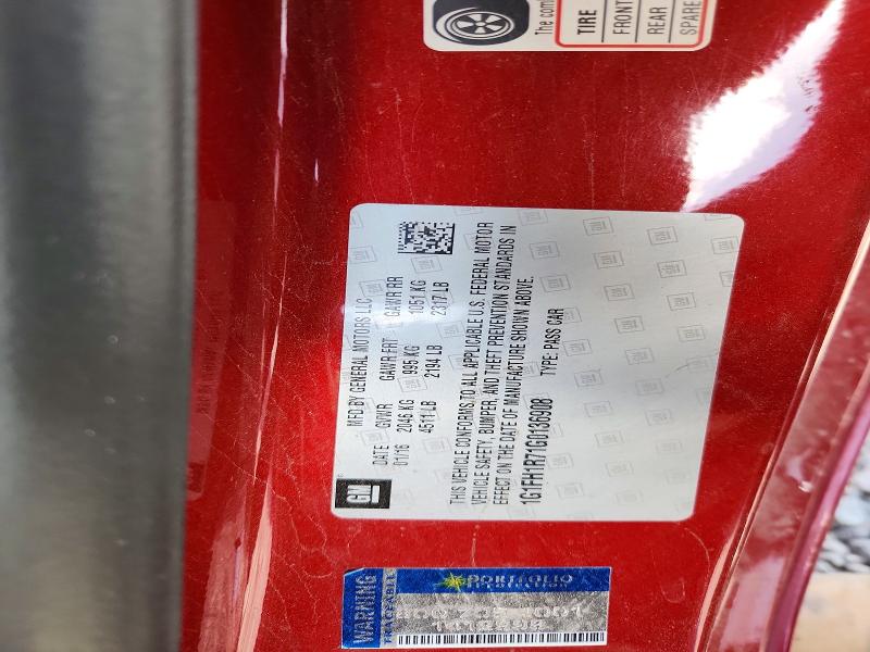 Aukcja sprzedaży 2016 Chevrolet Camaro, vin: 1G1FH1R71G0136908, numer aukcji: 48153236