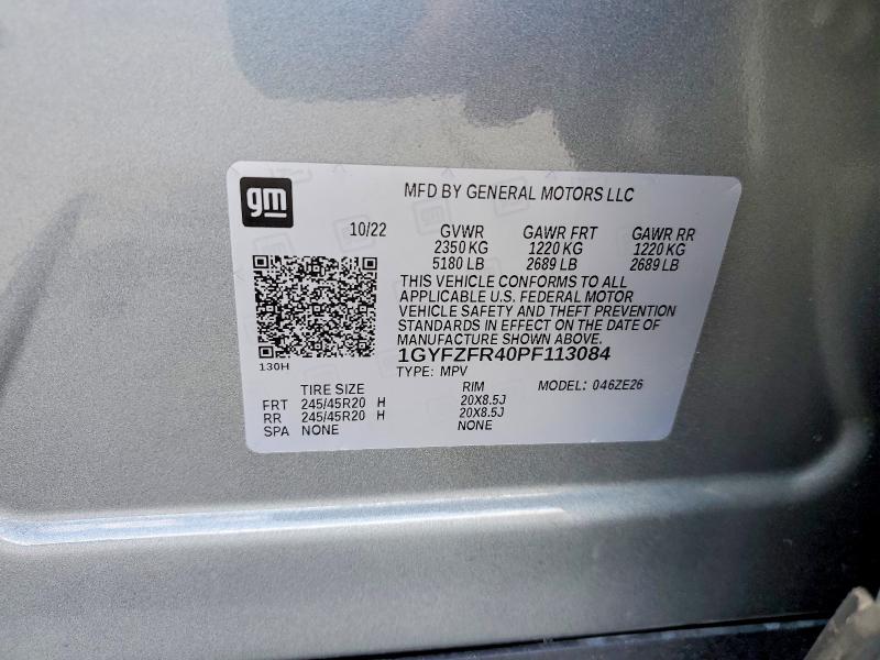 Продажа на аукционе авто 2023 Cadillac Xt4, vin: 1GYFZFR40PF113084, номер лота: 79358875