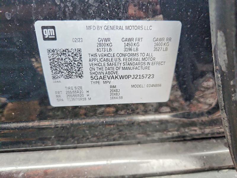 Продаж на аукціоні авто 2023 Buick Enclave, vin: 5GAEVAKW0PJ215723, номер лоту: 79974305