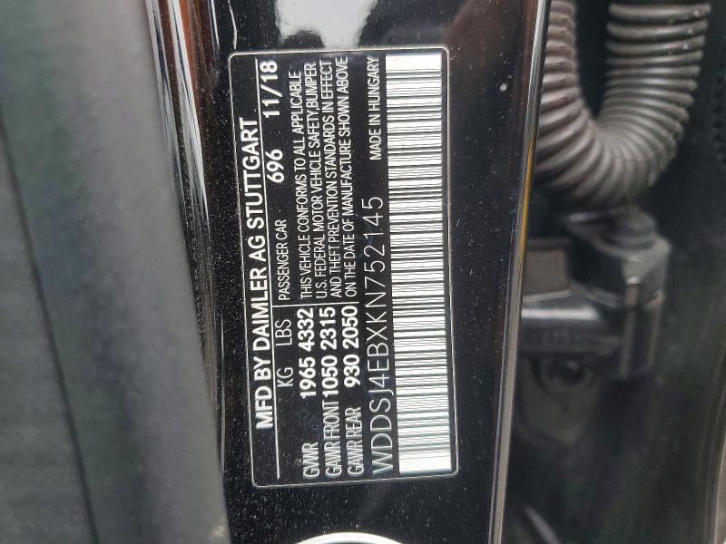 Продаж на аукціоні авто 2019 Mercedes-benz Cla, vin: WDDSJ4EBXKN752145, номер лоту: 46536206