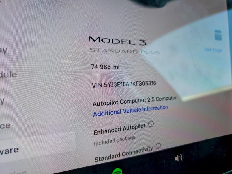 Aukcja sprzedaży 2019 Tesla Model 3, vin: 5YJ3E1EA7KF306316, numer aukcji: 45693886