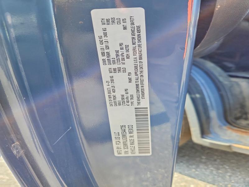 2021 Ram Promaster 3500 მანქანა იყიდება აუქციონზე, vin: 3C6MRVJG8ME544735, აუქციონის ნომერი: 45508926