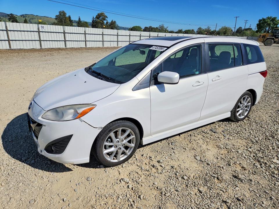 2012 Mazda 5 მანქანა იყიდება აუქციონზე, vin: JM1CW2DL2C0102786, აუქციონის ნომერი: 47452066
