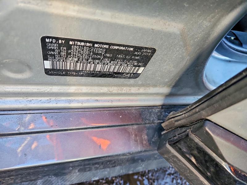 Продаж на аукціоні авто 2020 Mitsubishi Outlander, vin: JA4AZ3A3XLZ008640, номер лоту: 79460665