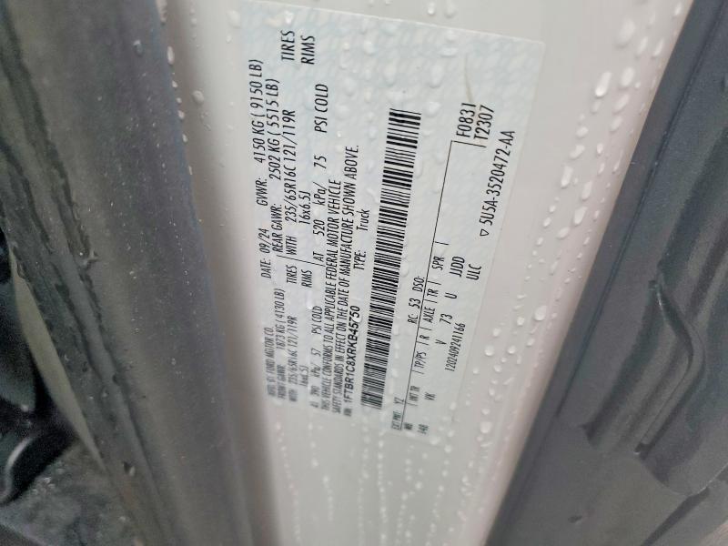 2024 Ford Transit მანქანა იყიდება აუქციონზე, vin: 1FTBR1C8XRKB45750, აუქციონის ნომერი: 78928725