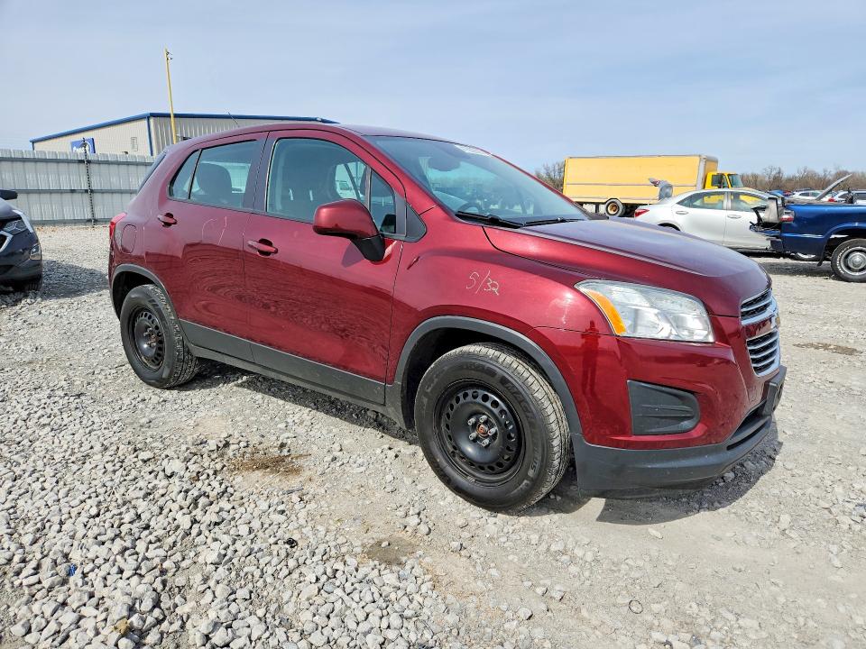 2016 Chevrolet Trax მანქანა იყიდება აუქციონზე, vin: 3GNCJKSB1GL260738, აუქციონის ნომერი: 47059096