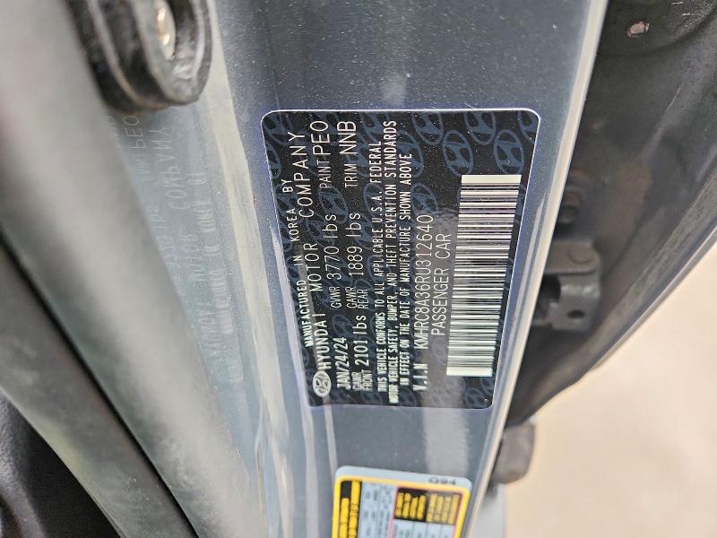 Продажа на аукционе авто 2024 Hyundai Venue, vin: KMHRC8A36RU312640, номер лота: 47763886