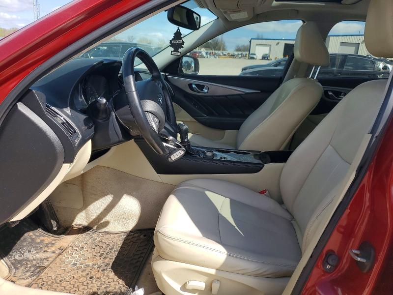 42007406 :رقم المزاد ، JN1BV7AP8EM675046 vin ، 2014 Infiniti Q50 مزاد بيع