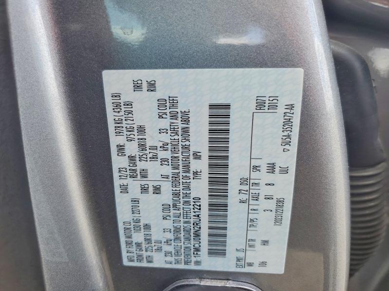 Aukcja sprzedaży 2024 Ford Escape, vin: 1FMCU0MN2RUA12210, numer aukcji: 47353836