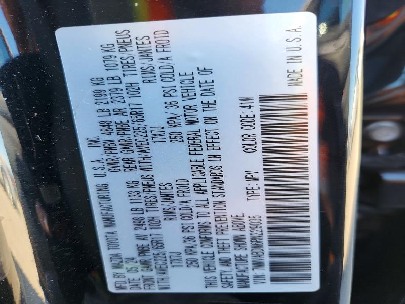 46688296 :رقم المزاد ، 7MMVABDM6RN229035 vin ، 2024 Mazda Cx-50 مزاد بيع