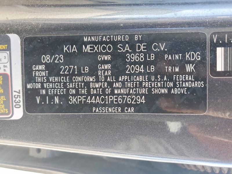 Продажа на аукционе авто 2023 Kia Forte, vin: 3KPF44AC1PE676294, номер лота: 46367426