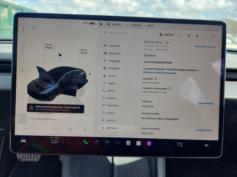 Aukcja sprzedaży 2024 Tesla Model 3, vin: 5YJ3E1EB9RF807050, numer aukcji: 79750495