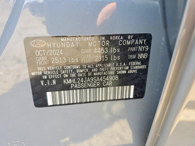 Продажа на аукционе авто 2025 Hyundai Sonata, vin: KMHL24JA9SA454908, номер лота: 47638146