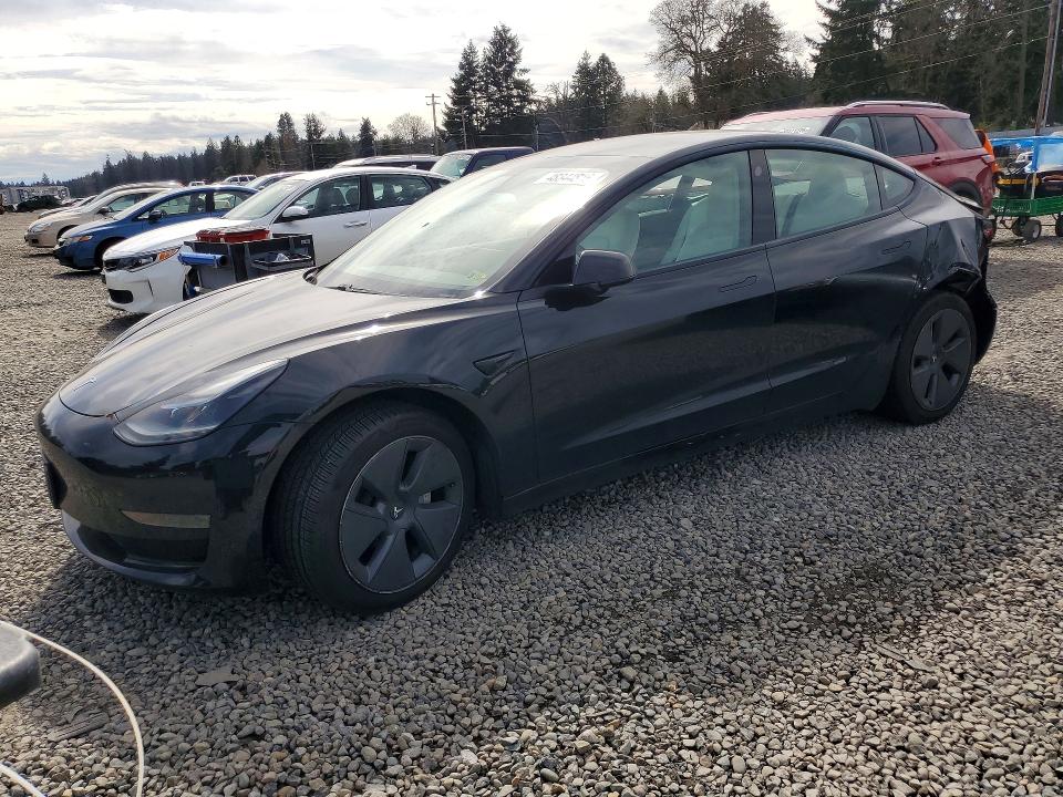 48344816 :رقم المزاد ، 5YJ3E1EAXMF048814 vin ، 2021 Tesla Model 3 مزاد بيع