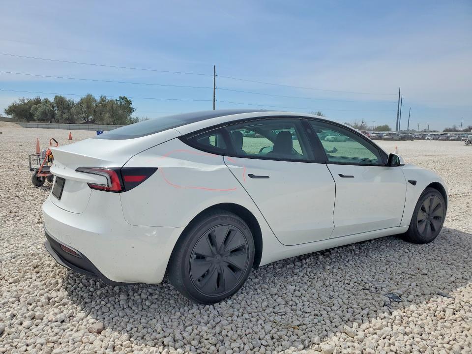 45926416 :رقم المزاد ، 5YJ3E1EA9SF989782 vin ، 2025 Tesla Model 3 مزاد بيع