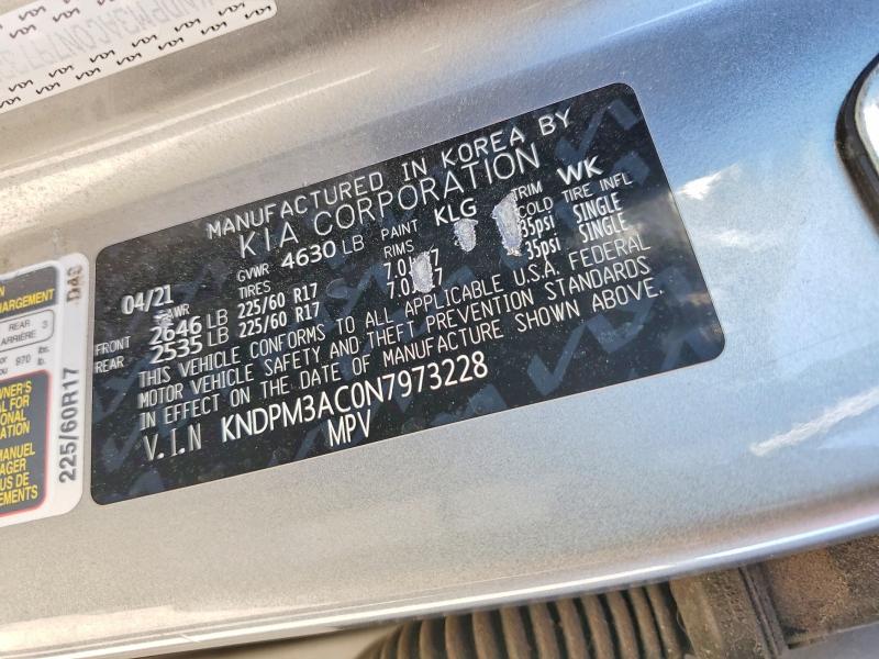 Auction sale of the 2022 Kia Sportage, vin: KNDPM3AC0N7973228, lot number: 46016076