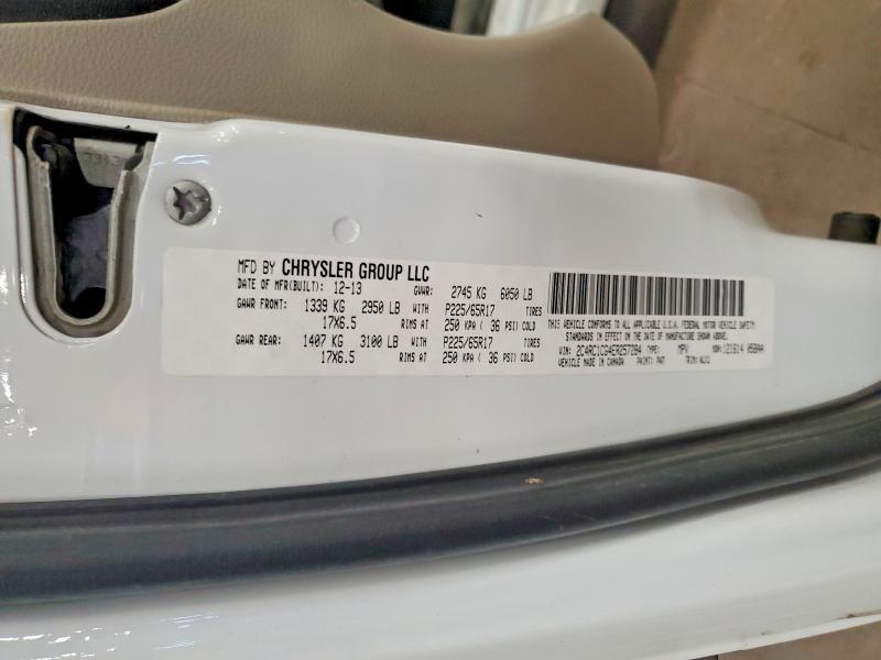 45450446 :رقم المزاد ، 2C4RC1CG4ER257284 vin ، 2014 Chrysler Town & Country مزاد بيع