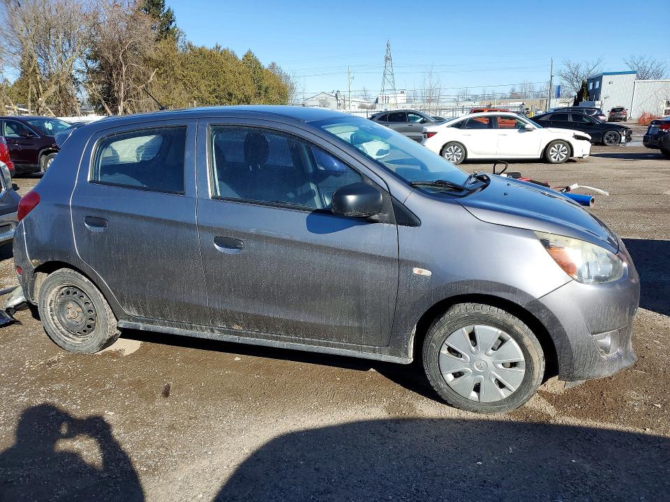 47379866 :رقم المزاد ، ML32A3HJ5FH055075 vin ، 2015 Mitsubishi Mirage Es 5dr مزاد بيع