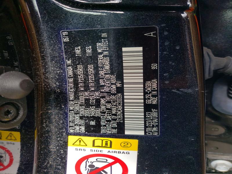 Продаж на аукціоні авто 2019 Lexus Rx 350, vin: 2T2BZMCA6KC200394, номер лоту: 47782246