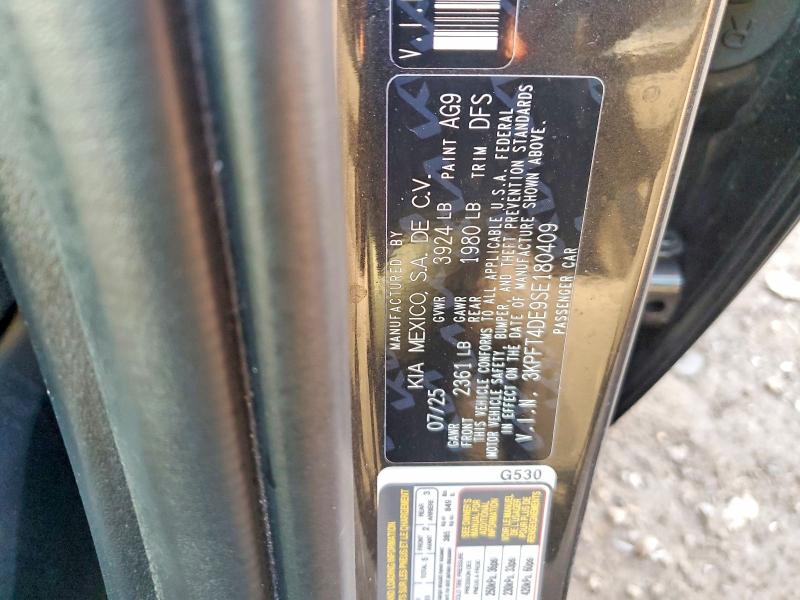 Aukcja sprzedaży 2025 Kia K4, vin: 3KPFT4DE9SE180409, numer aukcji: 46676896