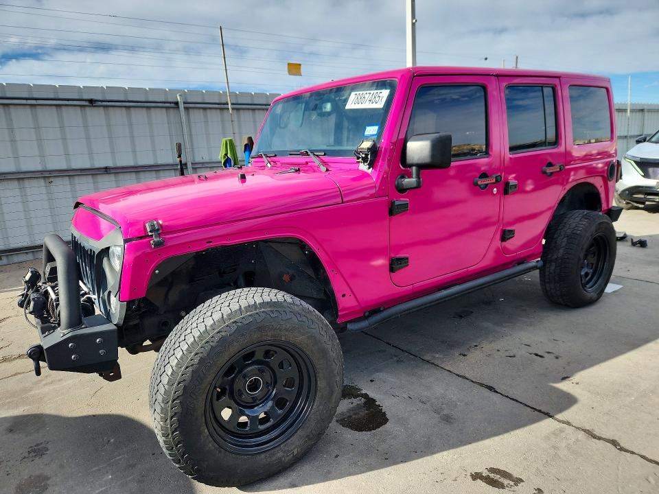 2018 Jeep Wrangler Unlimited მანქანა იყიდება აუქციონზე, vin: 1C4BJWDG9JL835854, აუქციონის ნომერი: 78867485