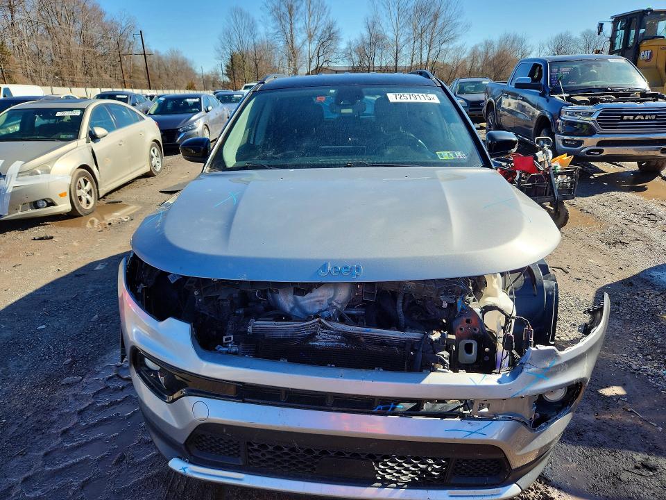 Auction sale of the 2022 Jeep Compass, vin: 3C4NJDCB7NT226389, lot number: 72579115