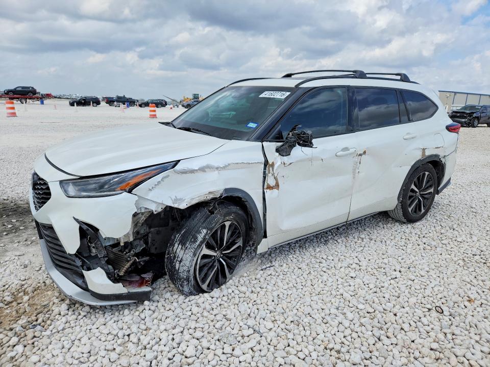 Продажа на аукционе авто 2021 Toyota Highlander, vin: 5TDLZRAH1MS049612, номер лота: 41602716