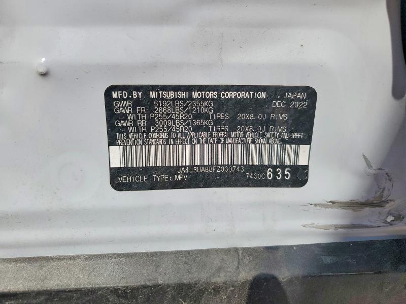 Продаж на аукціоні авто 2023 Mitsubishi Outlander, vin: JA4J3UA88PZ030743, номер лоту: 47896866