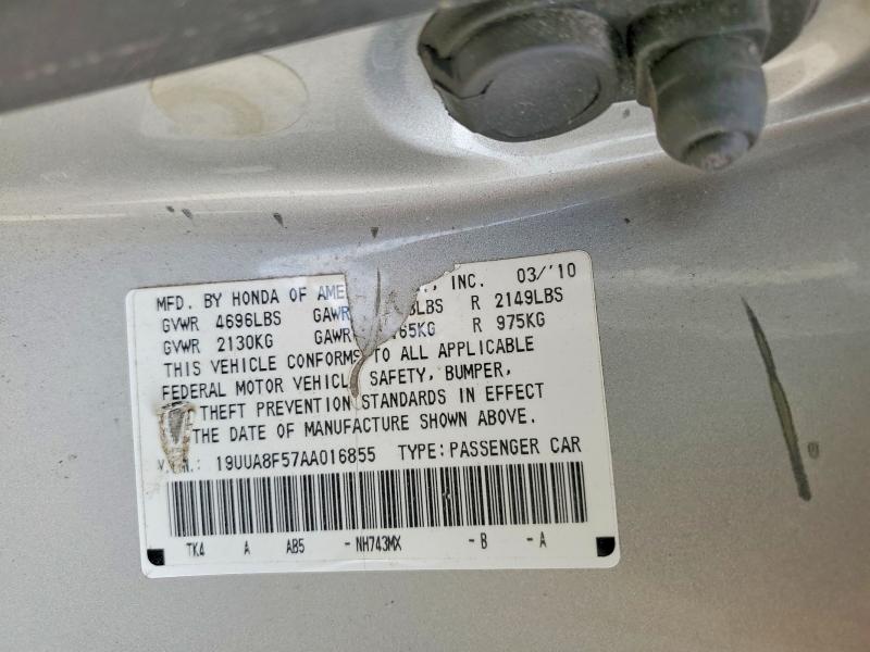 Aukcja sprzedaży 2010 Acura Tl, vin: 19UUA8F57AA016855, numer aukcji: 45884736