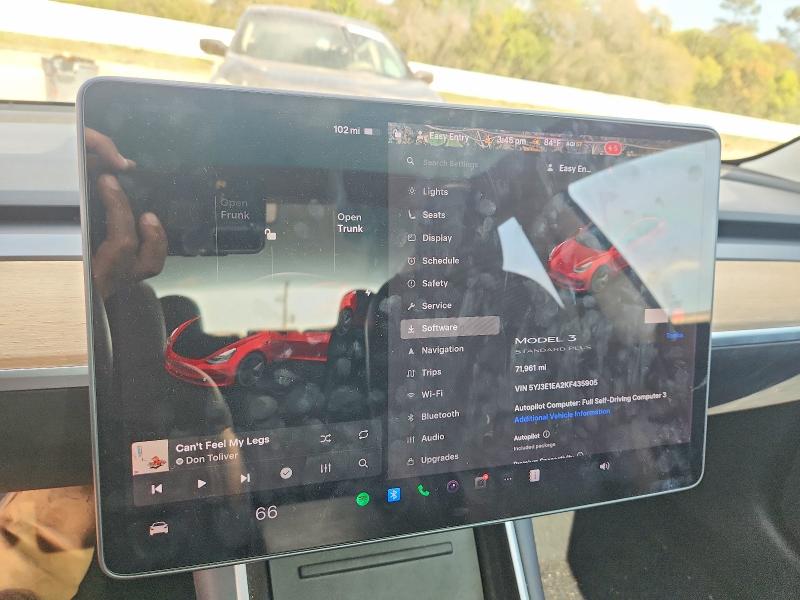 Продажа на аукционе авто 2019 Tesla Model 3, vin: 5YJ3E1EA2KF435905, номер лота: 46996076