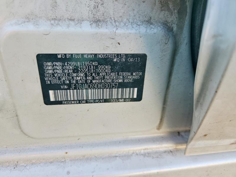 48235776 :رقم المزاد ، JF1GJAC69DH030757 vin ، 2013 Subaru Impreza مزاد بيع