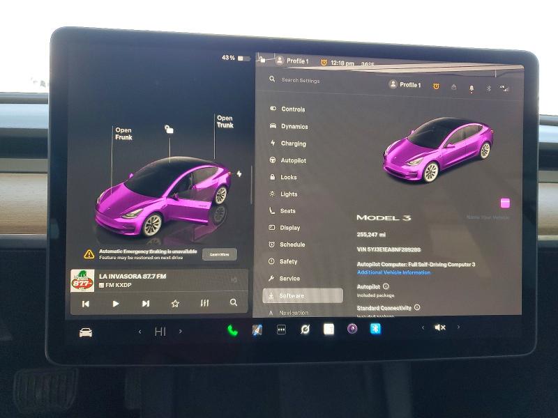 Продажа на аукционе авто 2022 Tesla Model 3, vin: 5YJ3E1EA8NF289286, номер лота: 46364386