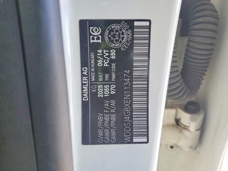 79174255 :رقم المزاد ، WDDSJ4GBXEN113474 vin ، 2014 Mercedes-benz Cla مزاد بيع