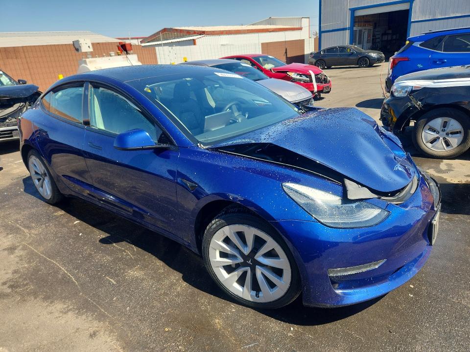 47998806 :رقم المزاد ، 5YJ3E1EA9PF448402 vin ، 2023 Tesla Model 3 مزاد بيع
