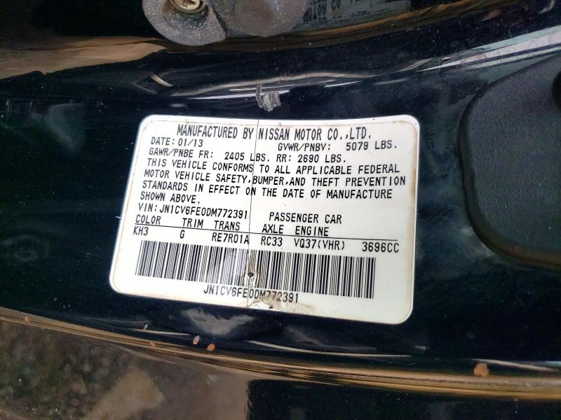 Продаж на аукціоні авто 2013 Infiniti G37 Convertible, vin: JN1CV6FE0DM772391, номер лоту: 47323356