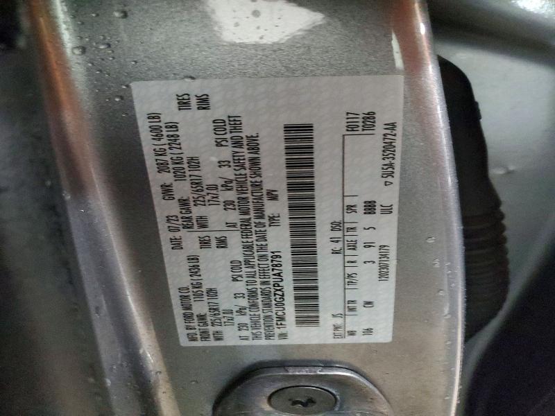2023 Ford Escape მანქანა იყიდება აუქციონზე, vin: 1FMCU0GZXPUA78791, აუქციონის ნომერი: 46478336