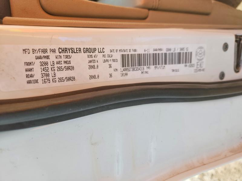 Продажа на аукционе авто 2011 Jeep Grand Cherokee, vin: 1J4RR5GT3BC654318, номер лота: 46191466