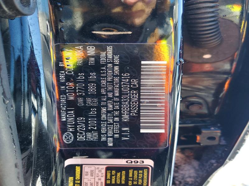 Aukcja sprzedaży 2020 Hyundai Venue, vin: KMHRB8A33LU037416, numer aukcji: 79716225