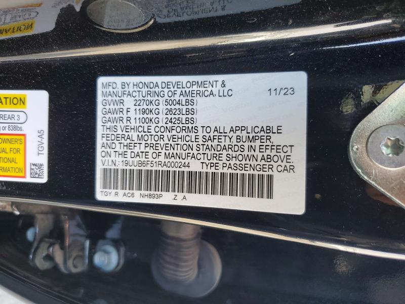 Продажа на аукционе авто 2024 Acura Tlx, vin: 19UUB6F51RA000244, номер лота: 47462426