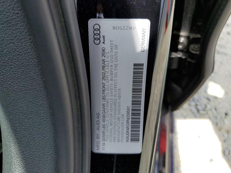 2015 Audi A6 მანქანა იყიდება აუქციონზე, vin: WAUDFAFC0FN039591, აუქციონის ნომერი: 45499726
