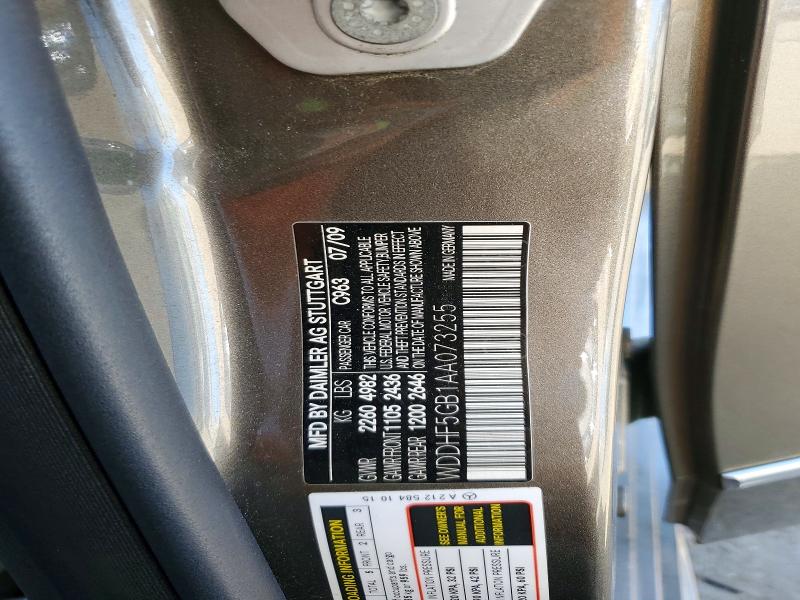 Aukcja sprzedaży 2010 Mercedes-benz E, vin: WDDHF5GB1AA073255, numer aukcji: 46432666