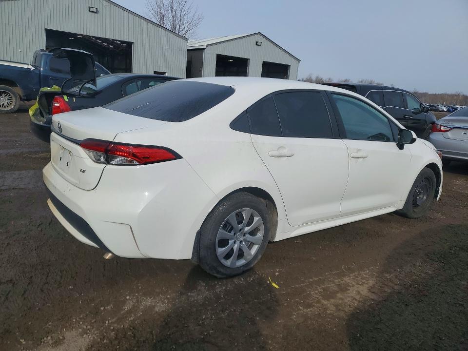 2022 Toyota Corolla Le 4dr მანქანა იყიდება აუქციონზე, vin: 5YFBPMBEXNP279314, აუქციონის ნომერი: 46811056
