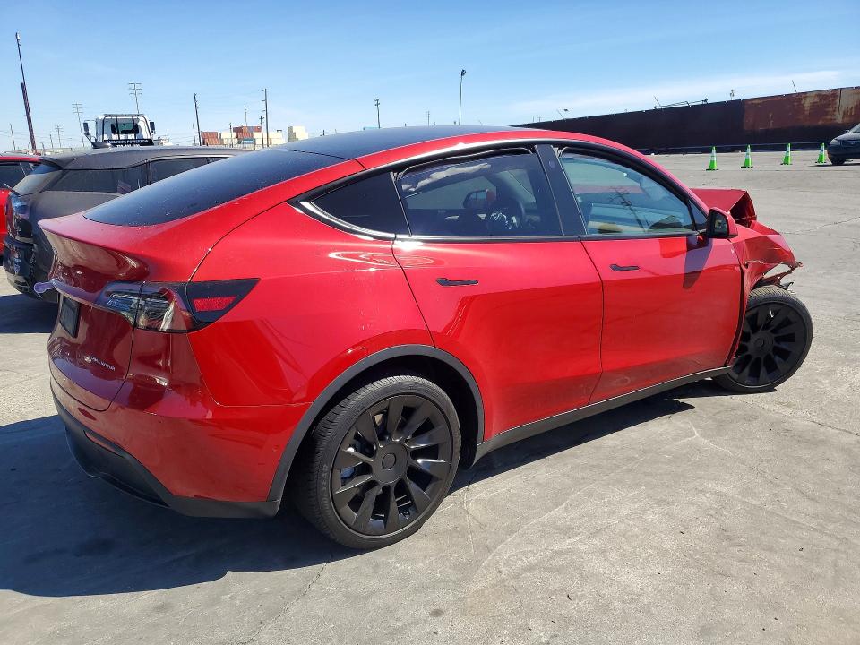 Продажа на аукционе авто 2022 Tesla Model Y, vin: 7SAYGDEE7NA019602, номер лота: 45779906
