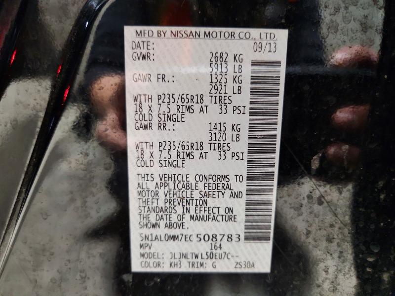Продаж на аукціоні авто 2014 Infiniti Qx60, vin: 5N1AL0MM7EC508783, номер лоту: 79348685